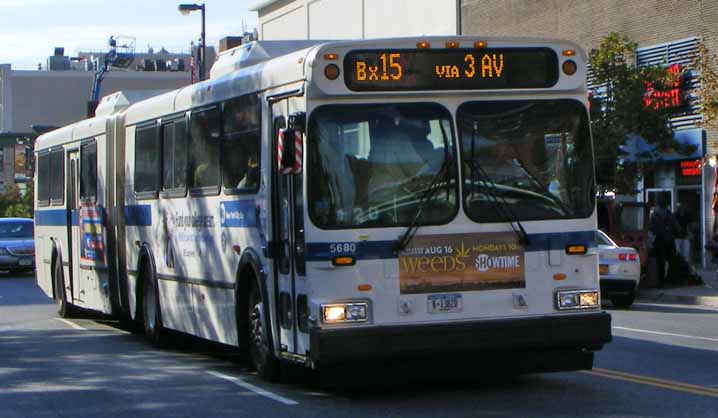 MTA New Flyer D60HF 5680